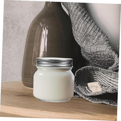 Unomor 3pcs Wide Mouth Jars Glass Honey Containers Airtight Storage Jars