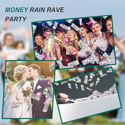 300PCS Prop Money Play Money for Kids Pretend Play, Develops Early Math Skills, Prop Money for Board Game, Moive, Magic, Preschool Math Games and Birthday Parties.