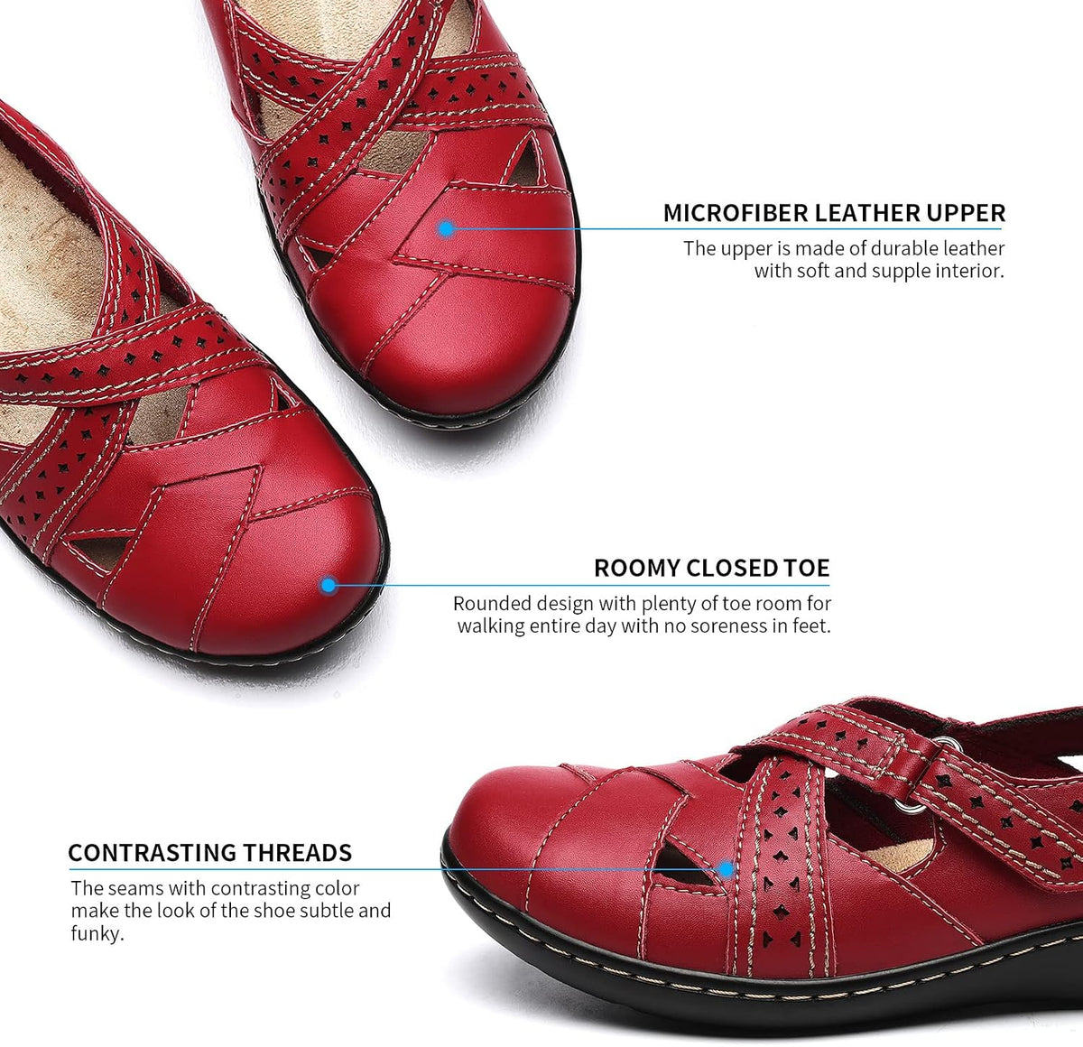 Red Women's Loafers