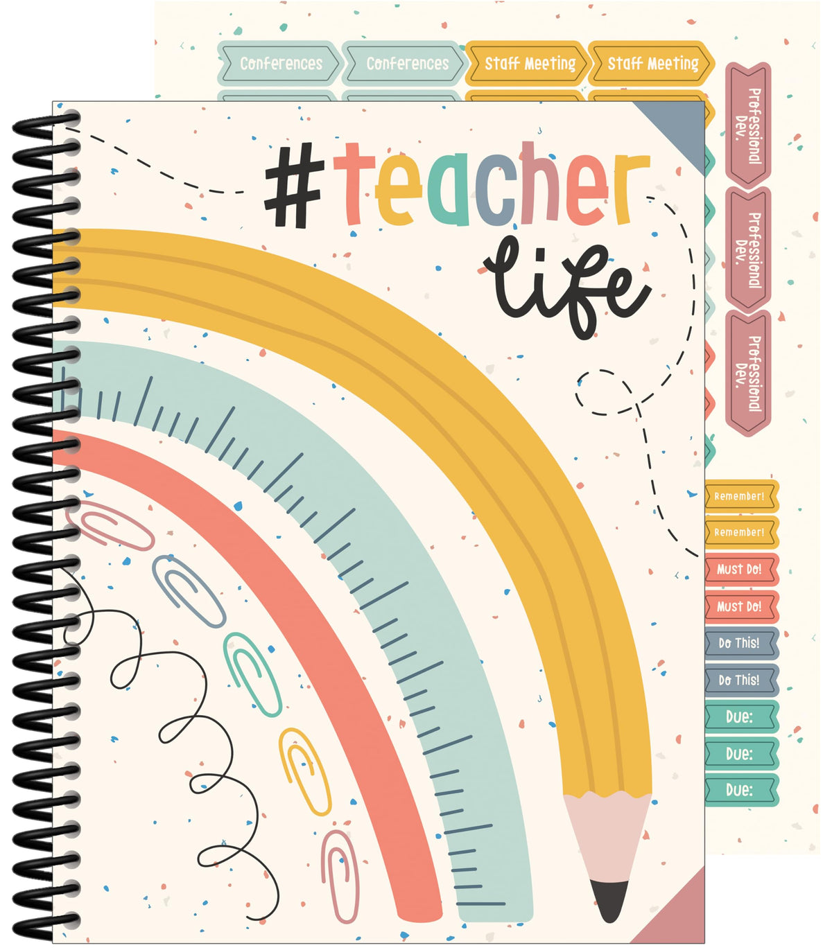 Carson Dellosa We Belong Teacher Planner 2025-2026, Undated 8" x 11" Lesson Plan Book with Stickers, Class Schedule, Weekly Calendar, Classroom Must Haves, Homeschool Essentials, Classroom Must Haves