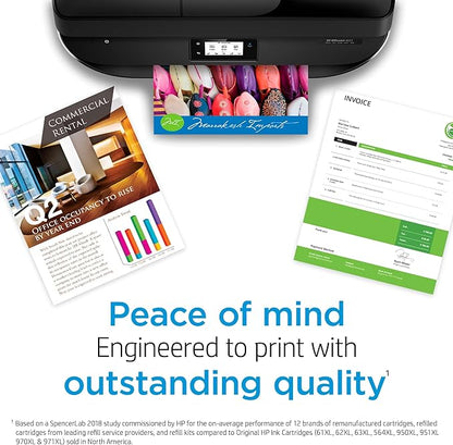 HP 63 Black Ink Cartridge for HP Printers  Works with Printer Series: DeskJet 1112, 2130, 3630; ENVY 4510, 4520; OfficeJet 3830, 4650, 5200  Eligible for Instant Ink  F6U62AN