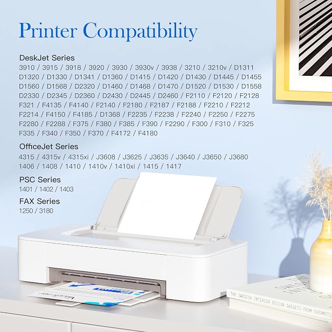 Valuetoner Remanufactured Ink Replacement for HP 21 XL 21XL 22 XL 3-Pack C9351AN & 22 C9352AN for DESKJET F4180 F2210 D1560, OFFICEJET 4315 J3640, FAX 3180, PSC 1401 (2 Black, 1 Tri-Color)