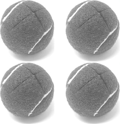 Precut Tennis Balls for Walkers, 4 PCS Heavy Duty Long Lasting Glide Balls - Precut for Easy Installation, Universal Felt Pads for Walker Legs & Furniture, Floor Protectors