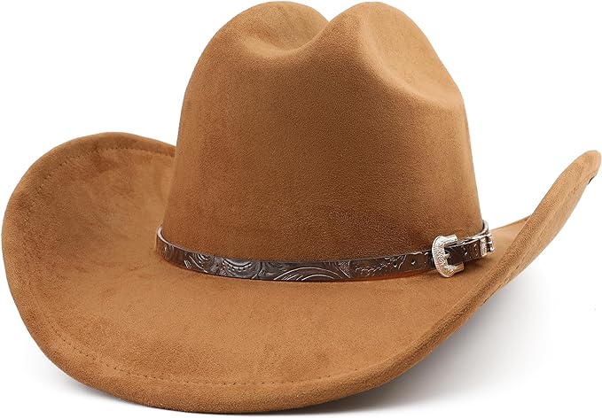 Big Cowboy Hat for Women Men Wide Brim Cowgirls Beach Cattleman Western Cowboys Hat