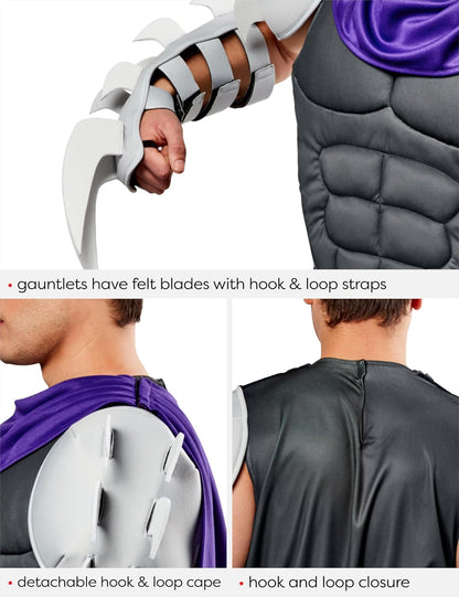 Rubies at Party City Teenage Mutant Ninja Turtles: Shredder Costume for Adults, Men's Costume