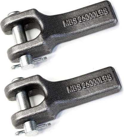 (Pack of 2) 3/8 inch Weld-On Safety Chain Retainer for Truck Trailer Hitch