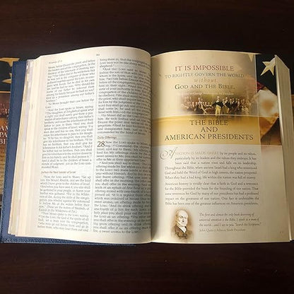 The NKJV, American Patriot's Bible, Hardcover: The Word of God and the Shaping of America  Printed in the USA: The Word of God and the Shaping of America