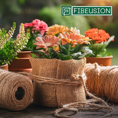 Burlap for Gardening 40" x 15 Feet - Multipurpose Natural Burlap Fabric - High Density Jute Fiber Suitable for Weed Barrier, Frost Guard for Gardening, Home Decorations and Crafts