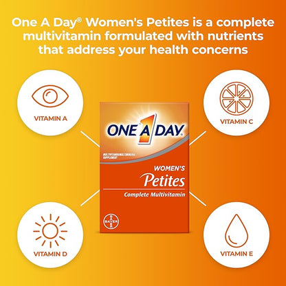 One A Day Womens Petites Multivitamin,Supplement with Vitamin A, C, D, E and Zinc for Immune Health Support, B Vitamins, Biotin, Folate (as folic acid)  more,Tablet, 160 count