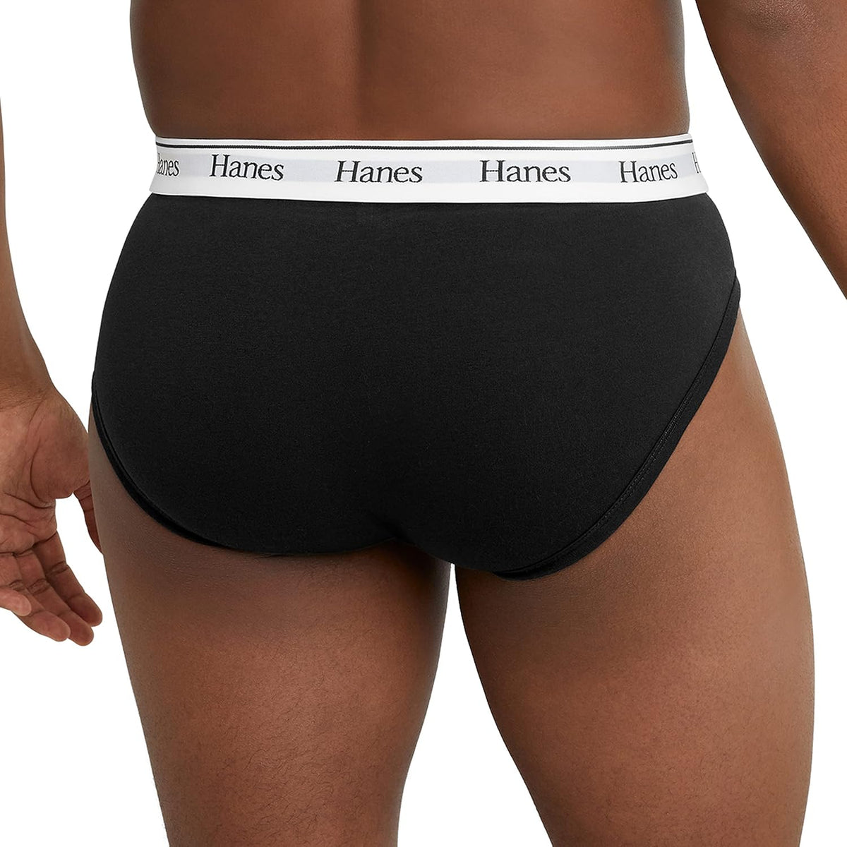 Hanes Men's Originals Stretch Cotton Briefs Pack, Moisture-wicking Underwear for Men, 3-pack.