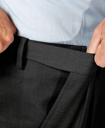 Men's Expandable Waist Dress Pants | Premium Stretch Texture Weave Work to Weekend Pants