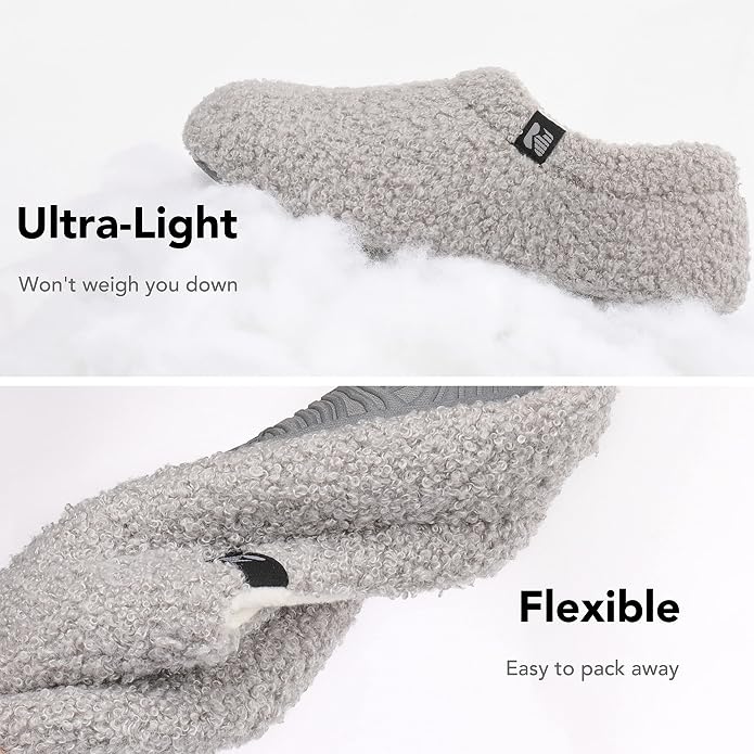 RockDove Women's Teddy Fleece Closed Back Indoor Slipper