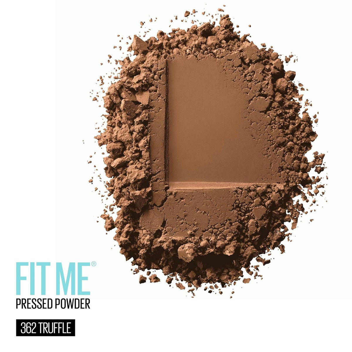 Maybelline Fit Me Matte + Poreless Pressed Face Powder Makeup & Setting Powder, Truffle, 1 Count ( 362 Truffle ) No Original Box
