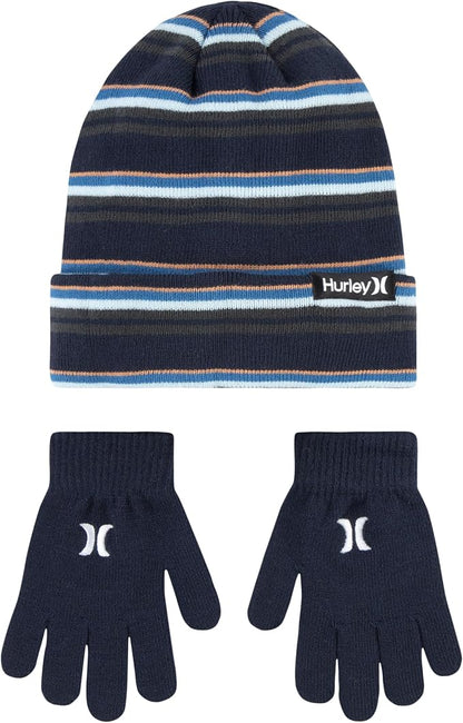 Hurley Kids' Beanie and Glove Set
