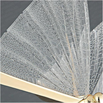 Rose Gold Butterfly Wall Lamps Aisle Living Room Staircase Bedroom Bedside Background Wall Sconce Luxury Home Decor Light Fixture ?