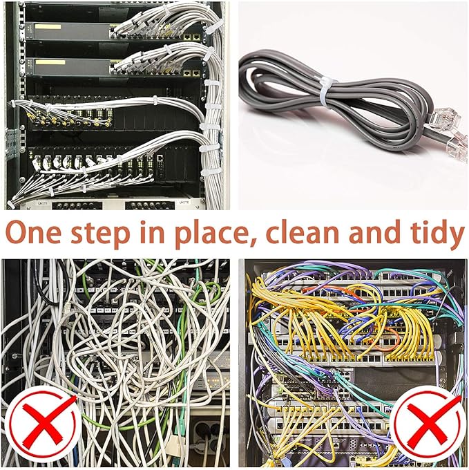 Zip Ties Heavy Duty Nylon Self-locking Wire Ties 30 Pack - White (24 Inch)