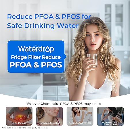 Waterdrop 847200 Refrigerator Water Filter Replacement for Fisher Paykel Water Filter 847200 (1 pc)