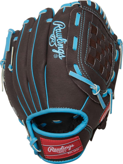 Sure Catch Baseball & Softball Left-Hand Glove | T-Ball, Youth Rec Models | Ages 7-9 (10.5")