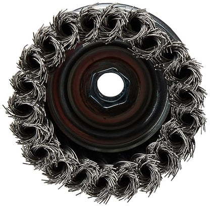 DEWALT Wire Cup Brush, Knotted, 4-Inch (DW4916)