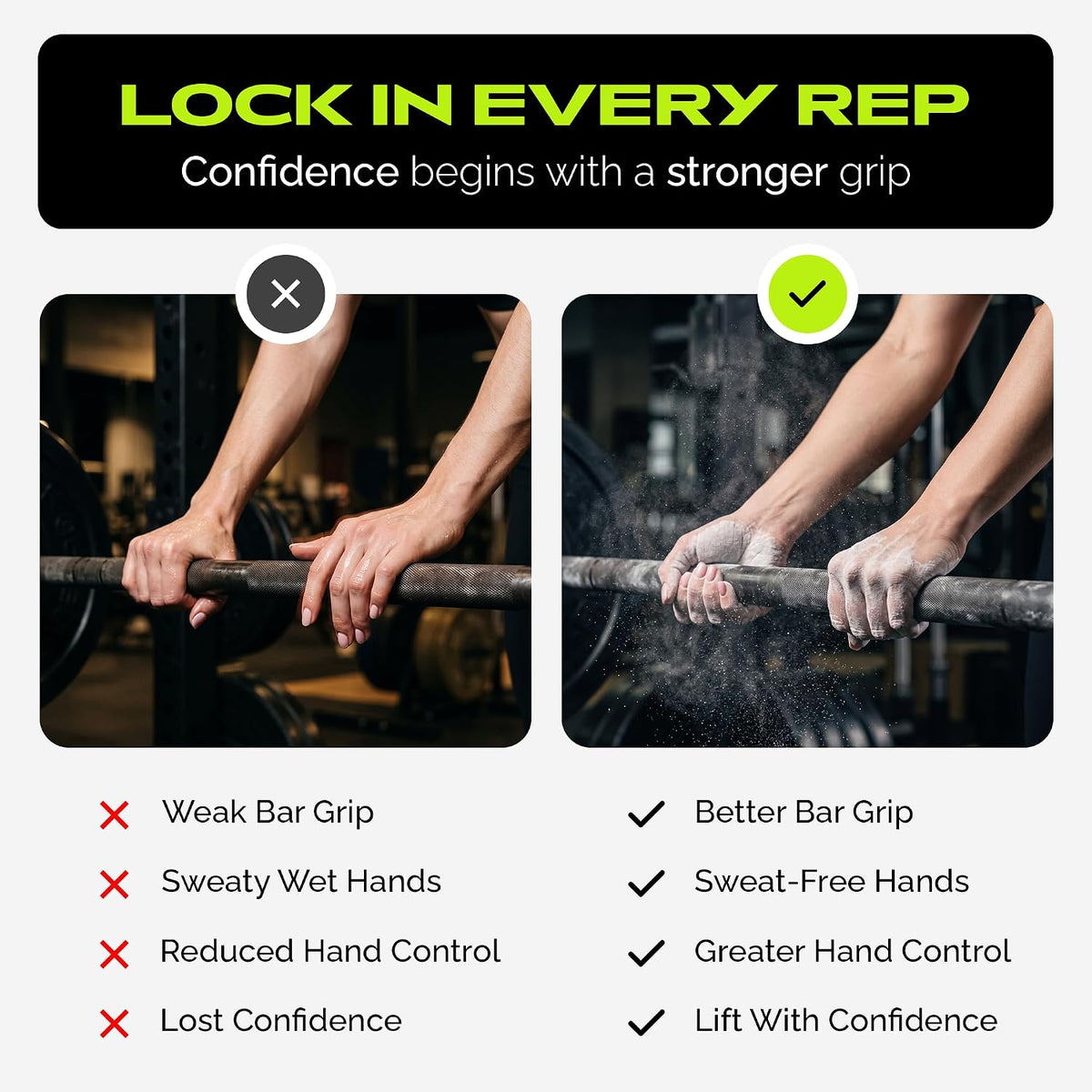 Rage Fitness Premium Gym Chalk, Pure Magnesium Carbonate Chalk for Excellent Grip, Weightlifting, Gymnastics, Rock Climbing - Block Chalk 2 Block