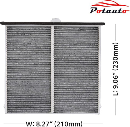 MAP 1048C (CF11811) Activated Carbon Car Cabin Air Filter Replacement for MAZDA 3 6 CX-5
