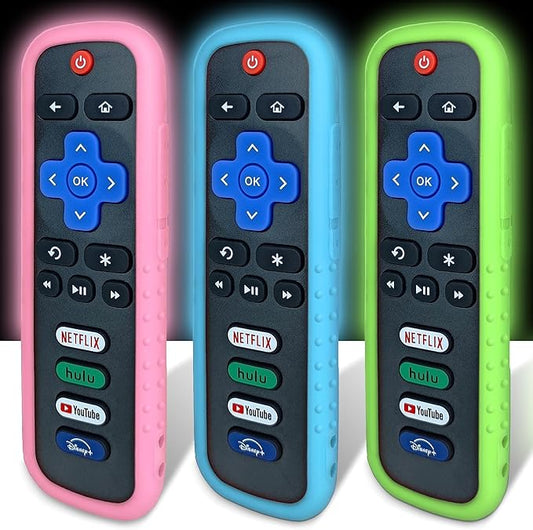 Protective Cover for Roku Remote,Drop-Proof, Dust-Proof, Washable, Compatible with Most Roku Remotes (Green)