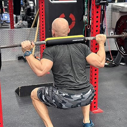 POWER GUIDANCE Barbell Squat Pad - Neck  Shoulder Protective Pad,2023 Upgraded Polyurethane Material, Fit All Barbell Bars, Quick Setup Easy Cleaning