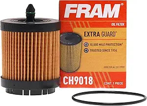FRAM Extra Guard CH9018, 10K Mile Change Automotive Replacement Interval Cartridge Engine Oil Filter for Select Vehicle Models