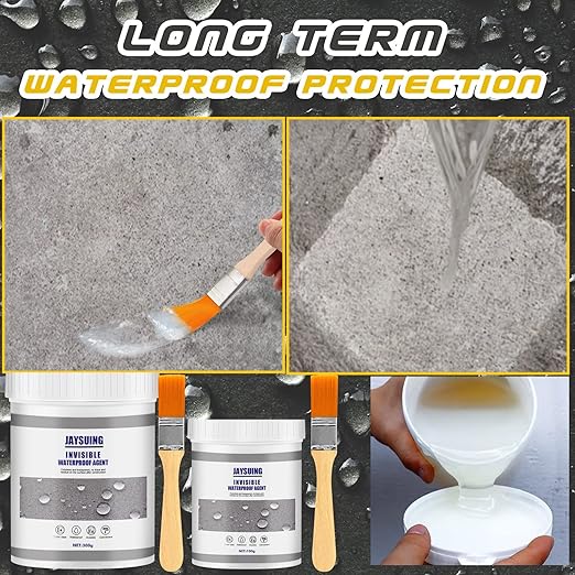10.5 Oz JAYSUING 2024NEW Invisible Waterproof Agent, Waterproof Insulating Sealant, Used for Repairing Cracks and leaks, Transparent Waterproof Coating