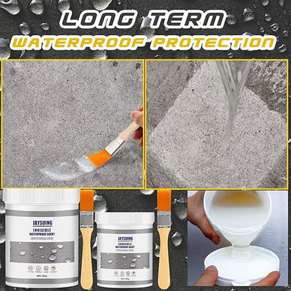 10.5 Oz JAYSUING 2024NEW Invisible Waterproof Agent, Waterproof Insulating Sealant, Used for Repairing Cracks and leaks, Transparent Waterproof Coating
