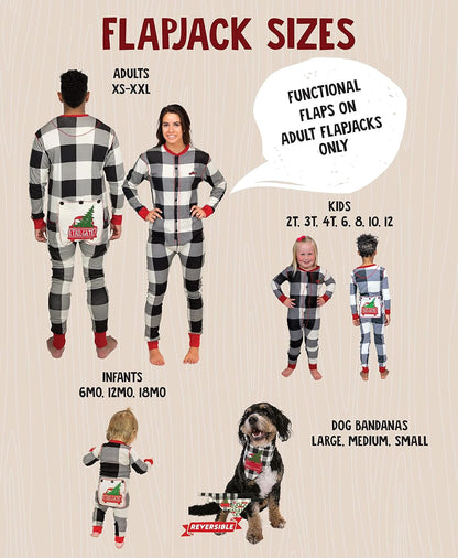 Lazy One Flapjacks, Matching Christmas Pajamas for The Dog, Baby & Kids, Teens, and Adults