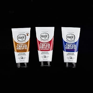 SoftSheen-Carson Magic Razorless Shaving Cream, Hair Removal Cream for Body Hair, Extra Strength Depilatory Cream, Works in 4 Minutes for Coarse Hair, 6 oz