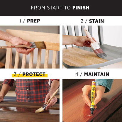 Minwax Fast Drying Polyurethane Spray, Protective Wood Finish, Clear/Warm Gloss, 11.5 oz. Aerosol Can ( Packaging May Vary)