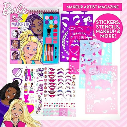 Barbie Makeup Artist Magazine by Horizon Group USA, Create Your Own Hair  Makeup Looks Using 130 Stencils, 180 Stickers, Crayons, Pretend Makeup  More