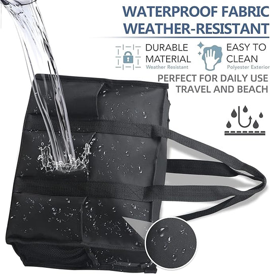 ABAMERICA Nurse Bags for Work: Multiple Pockets, Waterproof, Organizing Zip Top Clinical Bag for Nursing Students