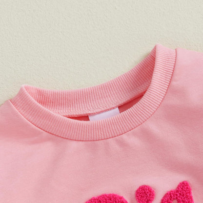 Big Sister Big Brother Matching Outfit Toddler Boy Girl Embroidery Sweatshirt Tops Kids Pullovers Shirt Fall Clothes