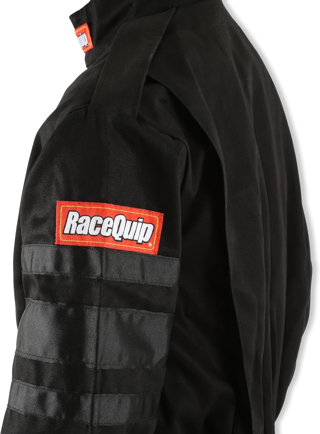 RaceQuipо 110003RQP 110 Series 1-Pc Driving Suit - SFI 3.2A/1 - Black - Medium