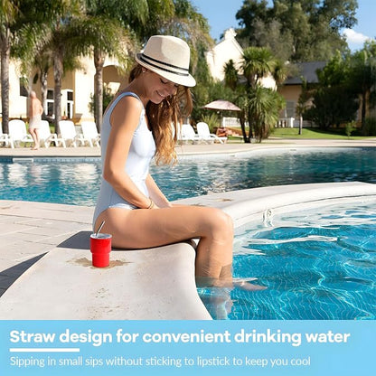 Mini Tumbler Shot Glass with Straw and Lid, 7oz Cute Insulated Shot Cups Stainless Steel for Espresso Coffee Spirits, Wedding, Party,Camping,Outdoor,Carnival,Oktoberfest Water Beer Cups (red)
