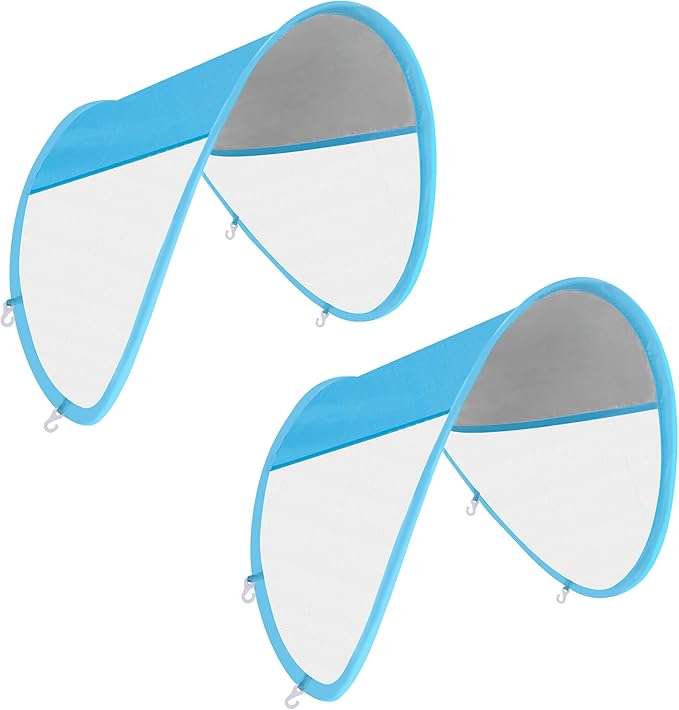 Adnee 2 Pack Baby Swim Float Removable Canopy-Sun Protection Canopy for Baby-UPF50 Proof Canopy-Sunscreen Coating,Compatible for Mambobaby Floats