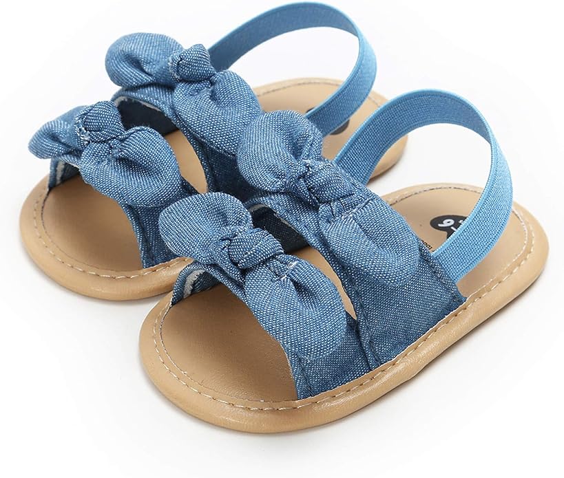 Baby Girls Sandals Summer Shoes Outdoor First Walker Toddler Girls Shoes for Summer