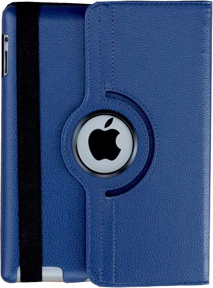 Case Compatible with iPad Pro 10.5 (2017 Model), Rotating Stand Smart Magnetic Auto Wake UpSleep Cover for A1701 A1709 MQDW2LLA MPF02LLA MQDT2LLA MPDY2LLA (Navy Blue)