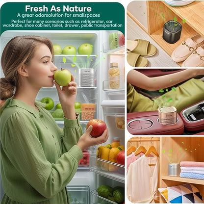 Refrigerator Odor Eliminator Fridge Deodorizer Travel Size Air Purifiers, More Effective