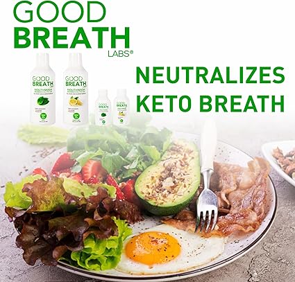 Goodbreath Mouthwash - Mint Mouth Rinse for Chronic Halitosis - New Ozone Technology Oral Rinse - Halitosis Treatment  Bad Breath Neutralizer - Mouthwash for Gum Diseases - Alcohol-Free  16 Oz
