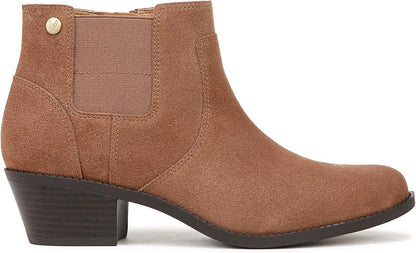 Vionic Women's Ankle Bootie Finn – Comfortable Short Boots with Zipper Closure and Built in VIO Motion Technology, Providing Arch Support, Stability, Flexibility, and Cushioning, Sizes 5-12
