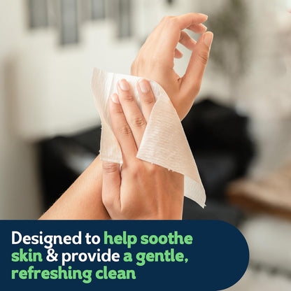 Cottonelle GentlePlus Flushable Wet Wipes with Aloe & Vitamin E, 2 Flip-Top Packs, 42 Wipes Per Pack, Packaging May Vary