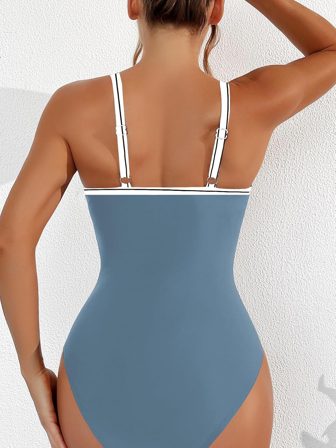 Sexy Mesh Tummy Control Full Coveragel One Piece Bathing Suit for Women.