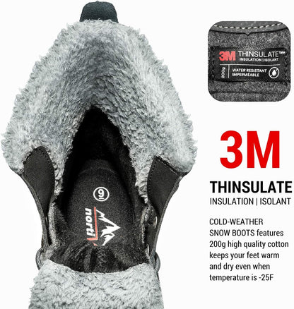 Men's Waterproof Winter Snow Boots AVENUE