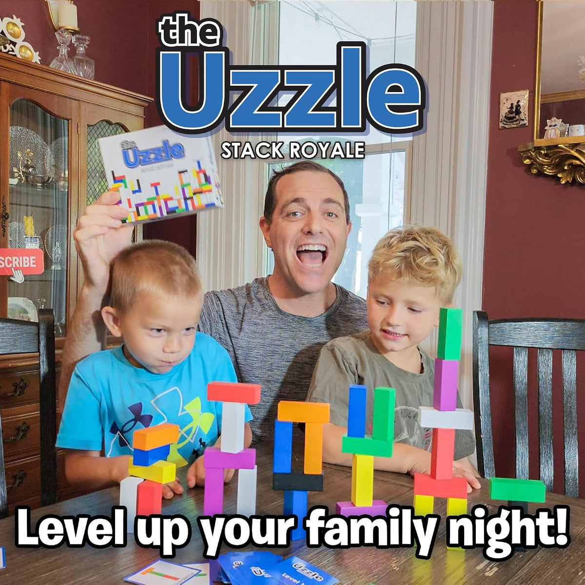 Fast-Paced Family Board Game - Multiple Difficulty Levels - Enjoyable and Challenging Puzzle Game Ц 2 to 4 Players Ц A Complete Family Night Fun Package - for Ages 4+
