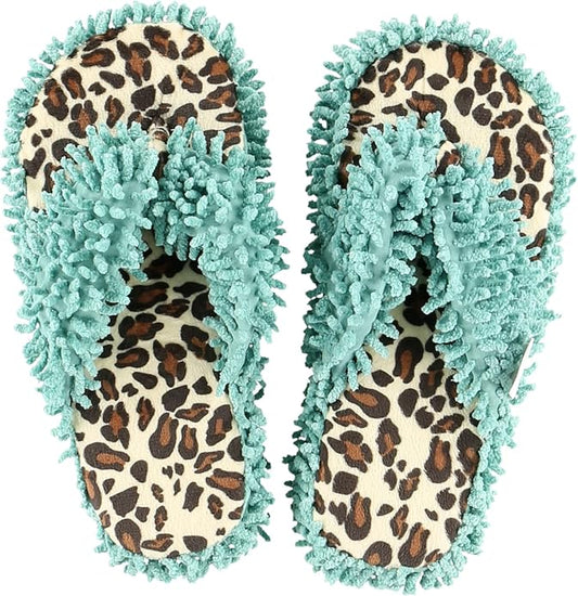 Lazy One Spa Flip-Flop Slippers for Women, Girls' Fuzzy House Slippers