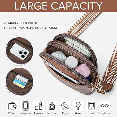 Sling Bag for Women - Crossbody  Fanny Pack for Shopping Travel